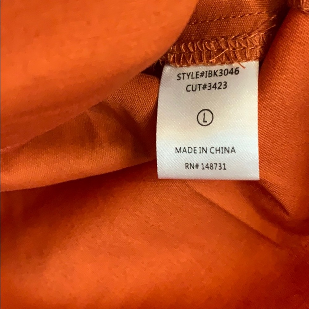 NWT JLUXLABEL Orange Archer Button Up Mini Skirt - Picture 6 of 10